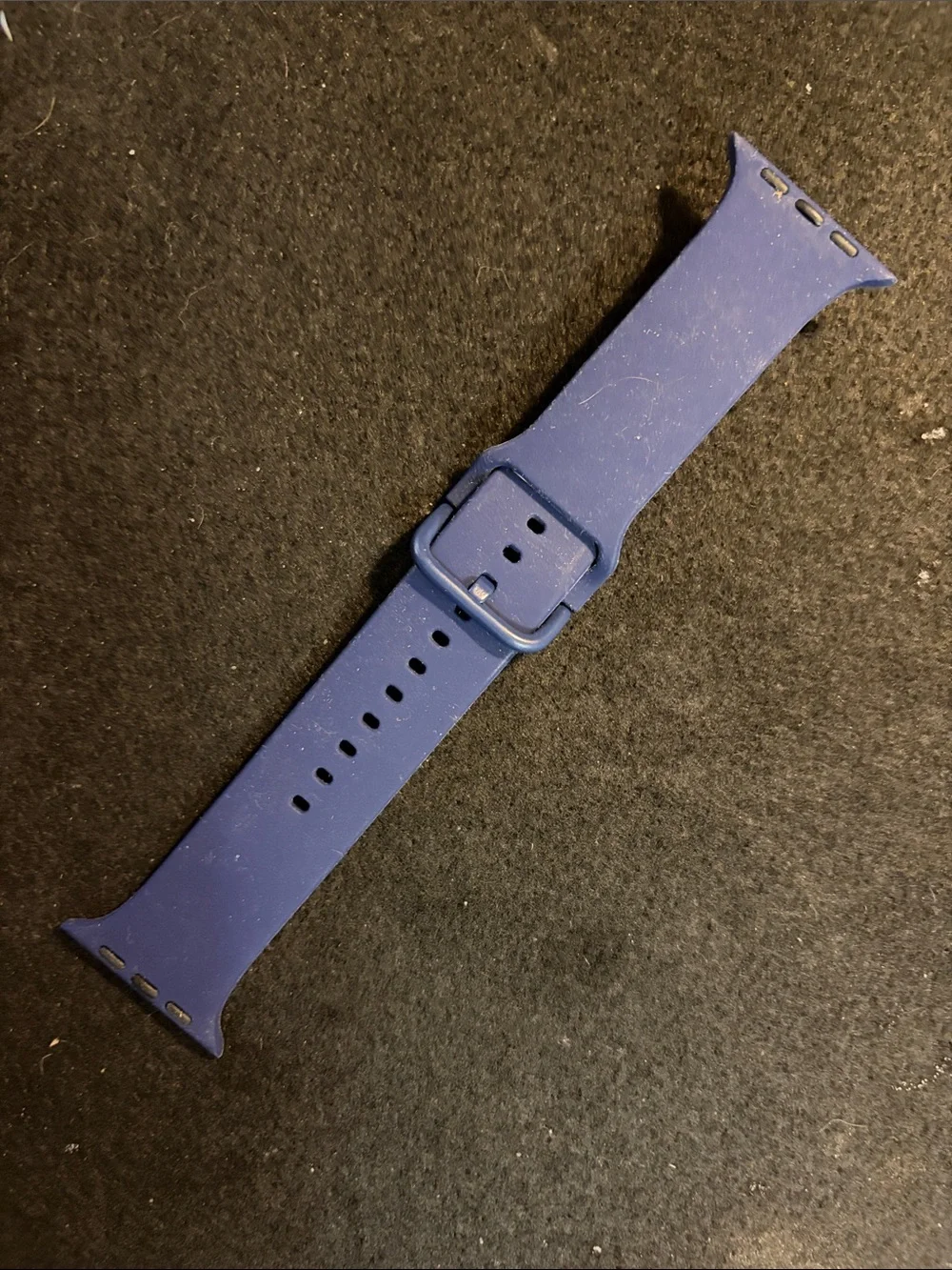 Apple Watch Blue Silicone Smartwatch Band